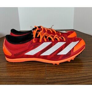 Adidas Adizero XCS Running Shoes Track Spikes Men’s Size 11.5 Vivid Red Orange